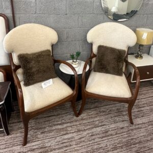 luxury bedroom chair with coffee table
